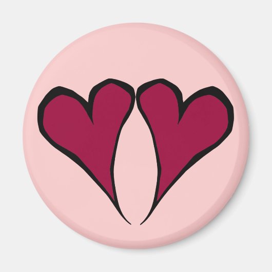 Valentine Hearts Magnet (Vorne)