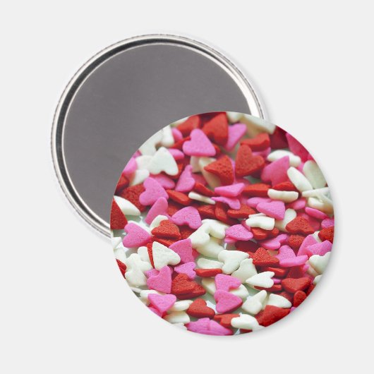 Valentine Hearts Magnet (Vorderseite/Rückseite)