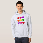 Valentine Hearts Men's Hoodie (Vorne ganz)