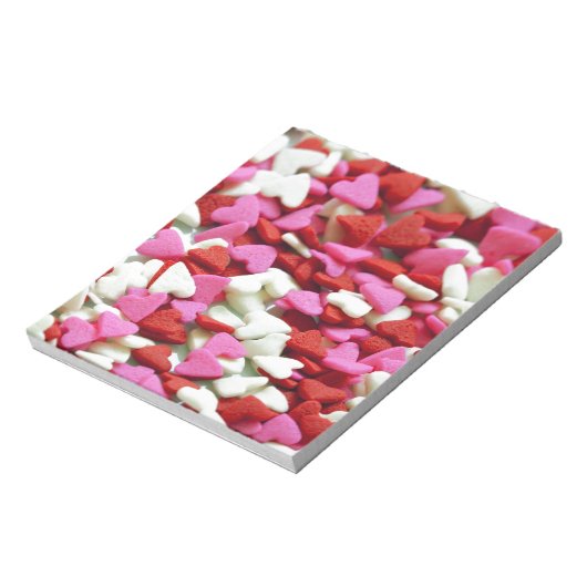 Valentine Hearts Notizblock (Rotiert)