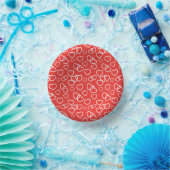 Valentine Hearts Paper Bowl Pappteller (Party)