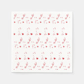Valentine Hearts Paper Napkin Serviette (Vorderseite)