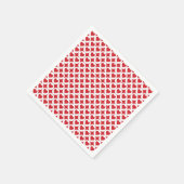 Valentine Hearts Paper Napkins Serviette (Ecke)
