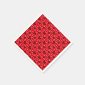 Valentine Hearts Paper Napkins Serviette (Ecke)