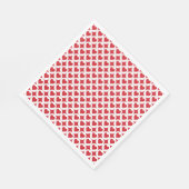 Valentine Hearts Paper Napkins Serviette (Ecke)