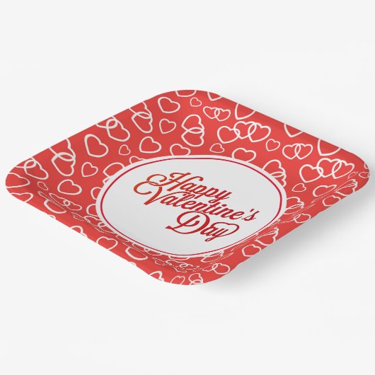Valentine Hearts Paper Tellers Pappteller (Gewinkelt)