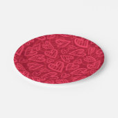 Valentine Hearts Paper Tellers Pappteller (Schrägansicht)