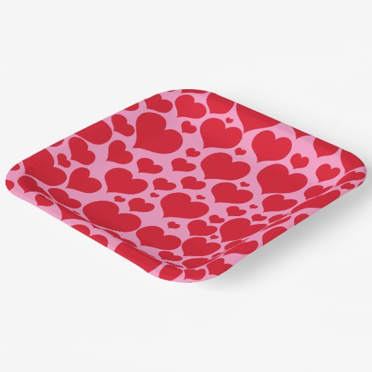 Valentine Hearts Paper Tellers Pappteller (Gewinkelt)