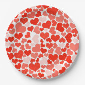 Valentine Hearts Paper Tellers Pappteller (Vorderseite)