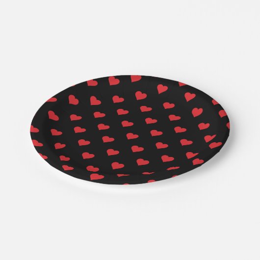 Valentine Hearts Paper Tellers Pappteller (Schrägansicht)