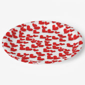 Valentine Hearts Paper Tellers Pappteller (Schrägansicht)