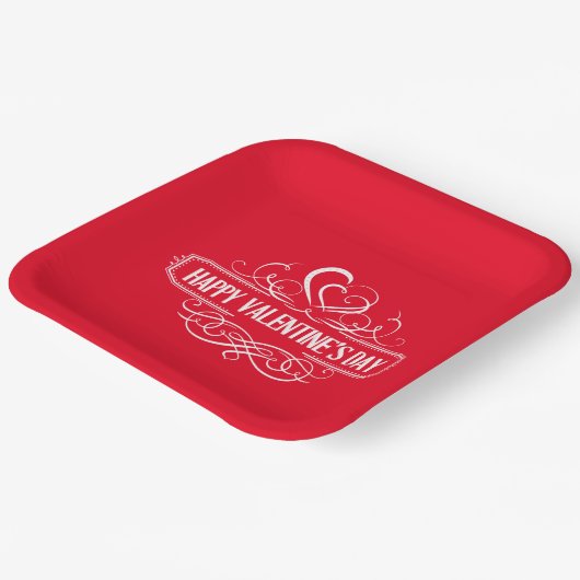 Valentine Hearts Paper Tellers Pappteller (Gewinkelt)