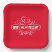 Valentine Hearts Paper Tellers Pappteller (Vorderseite)