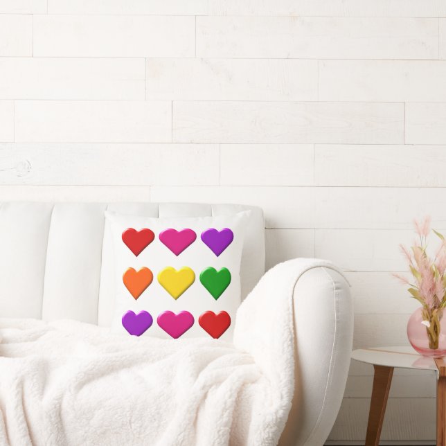 Valentine Hearts Pillow Kissen (Liege)
