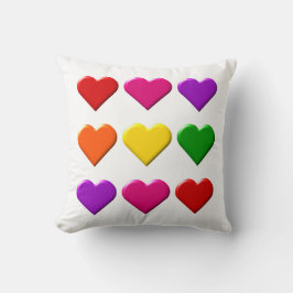 Valentine Hearts Pillow Kissen