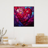 Valentine Hearts Poster (Küche)