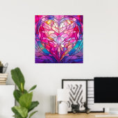 Valentine Hearts Poster (Heimbüro)