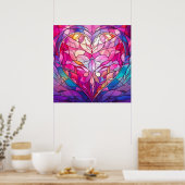 Valentine Hearts Poster (Küche)