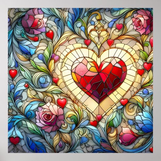 Valentine Hearts Poster (Vorne)