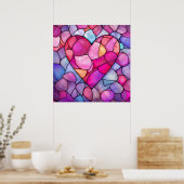 Valentine Hearts Poster (Küche)