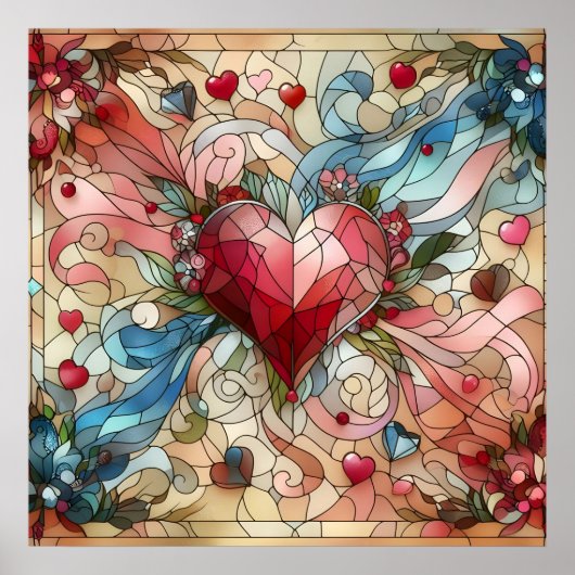 Valentine Hearts Poster (Vorne)