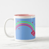 Valentine Hearts Rainbow Tasse (Links)