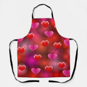 Valentine Hearts Schürze (Vorderseite)