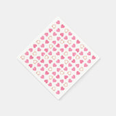 Valentine Hearts Serviette (Ecke)
