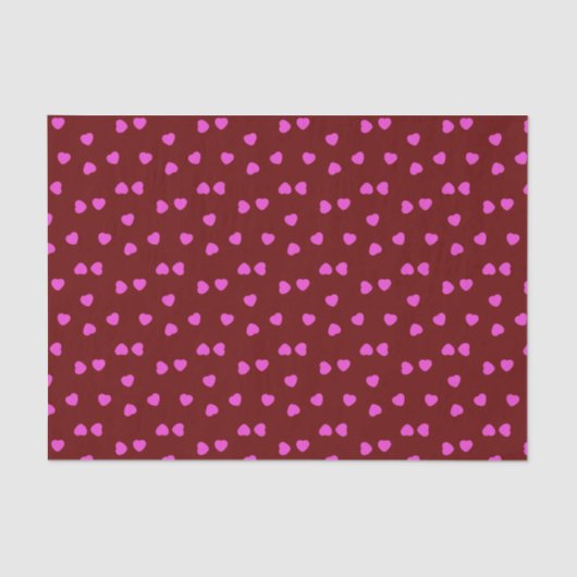 Valentine Hearts Sprinkles Seidenpapier (Vorderseite)