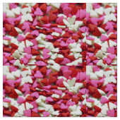 Valentine Hearts Stoff (Nahaufnahme)