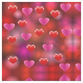Valentine Hearts Stoff (Nahaufnahme)