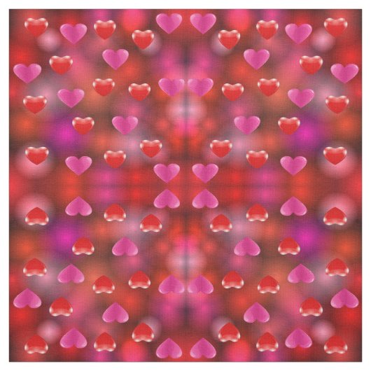 Valentine Hearts Stoff (Muster)