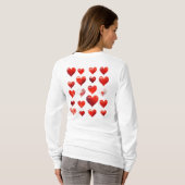 Valentine Hearts T-Shirt (Schwarz voll)