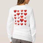 Valentine Hearts T-Shirt (Rückseite)