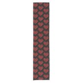 Valentine Hearts Table Runner Kurzer Tischläufer (Vorderseite)