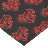 Valentine Hearts Table Runner Kurzer Tischläufer (Ecke)
