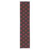 Valentine Hearts Table Runner Kurzer Tischläufer (Vorderseite)