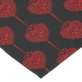 Valentine Hearts Table Runner Kurzer Tischläufer (Ecke)