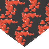 Valentine Hearts Table Runner Kurzer Tischläufer (Ecke)