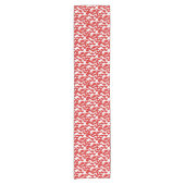 Valentine Hearts Table Runner Kurzer Tischläufer (Vorderseite)