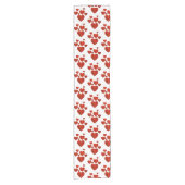 Valentine Hearts Table Runner Kurzer Tischläufer (Vorderseite)