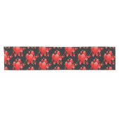 Valentine Hearts Table Runner Kurzer Tischläufer (Horizontal)