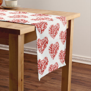 Valentine Hearts Table Runner Mittelgroßer Tischläufer
