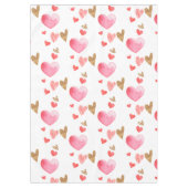 Valentine Hearts Tablecloth Tischdecke (Vorderseite)