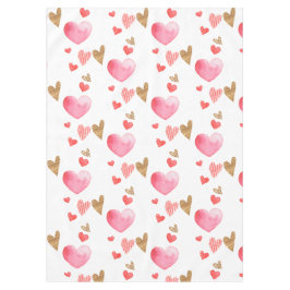 Valentine Hearts Tablecloth Tischdecke