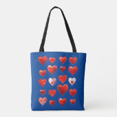 Valentine Hearts Tasche (Rückseite)