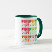 Valentine Hearts Tasse (VorderseiteRechts)