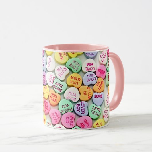 Valentine Hearts Tasse (VorderseiteRechts)