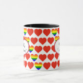 Valentine Hearts Tasse (Zentrum)