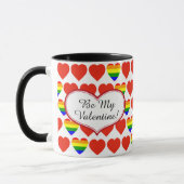 Valentine Hearts Tasse (Links)